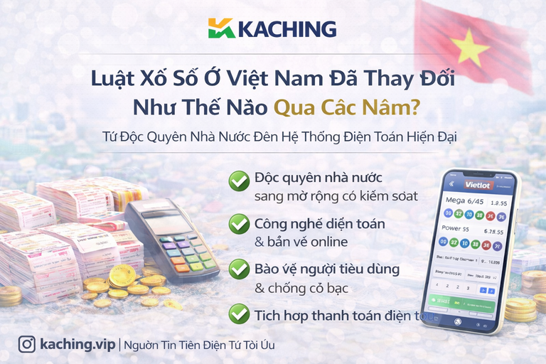Luật xổ số ở Việt Nam đã thay đổi như thế nào qua các năm: Từ độc quyền nhà nước đến mở rộng kỹ thuật số