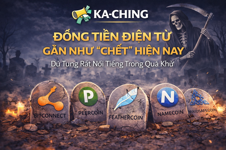 Những Đồng Tiền Điện Tử Gần Như “Chết” Hiện Nay – Dù Từng Rất Nổi Tiếng Trong Quá Khứ