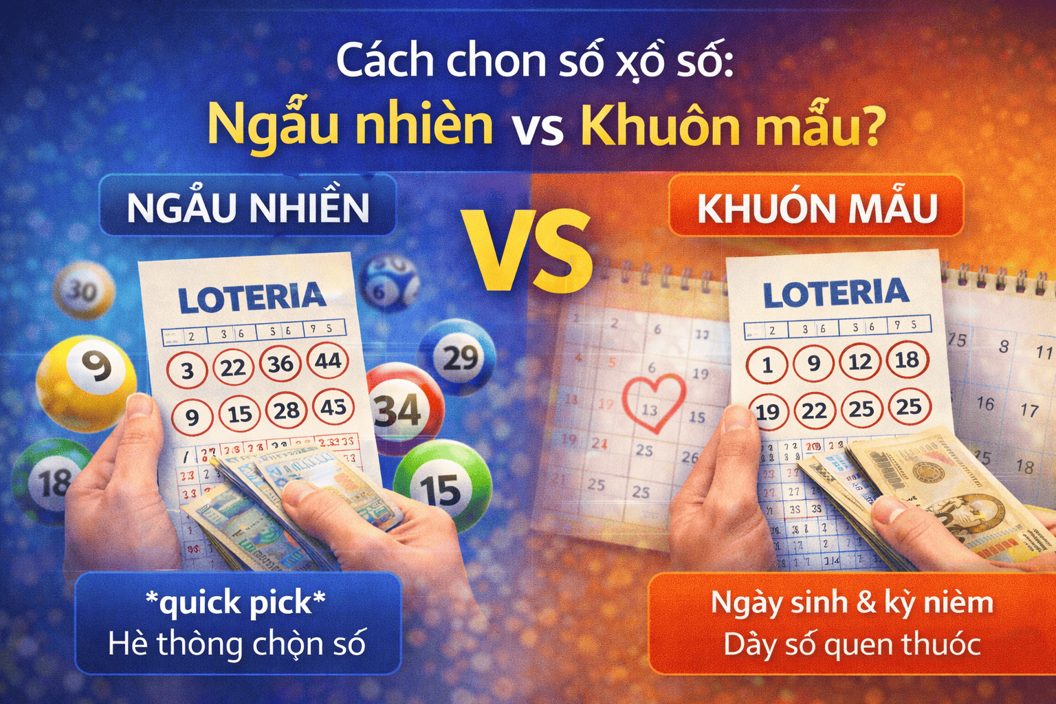 Cách chọn số xổ số: Nên chọn ngẫu nhiên hay theo một khuôn mẫu cố định?