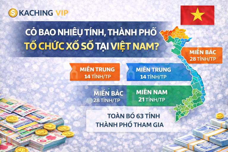 Có bao nhiêu tỉnh thành ở Việt Nam tổ chức xổ số?