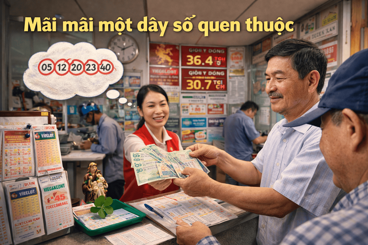 Tại sao nhiều người lại chơi cùng một dãy số xổ số trong nhiều năm liền?